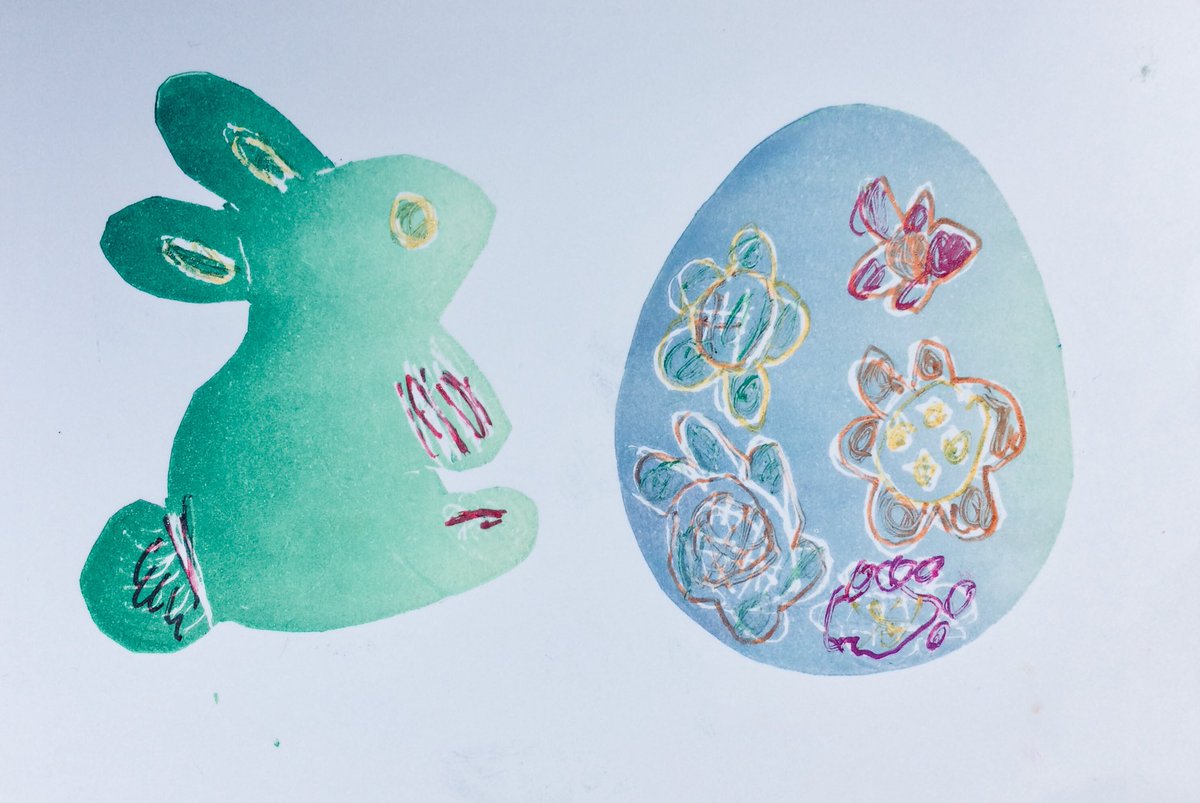 seaternprint's tweet photo. All about Easter at @ldnortheast creative print session today. 🐣 🐇 Loads of colour, lovely company, fab conversations, loved it! #artmakesyoufeelgood #creativewithprint https://t.co/YajJIlLpKy