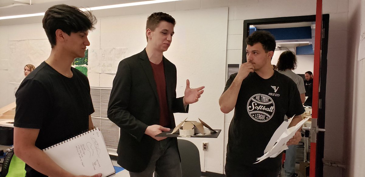 SpiezleArch's tweet photo. One of Spiezle’s Architectural Designers, Ryan Allsop, served as guest critic at one of Jefferson University’s Design 2 Mid-Review yesterday. #JeffersonUniversity #Design #Architecture #ArchitecturalDesign #MidReview #University @JeffersonUniv https://t.co/tEcOu5Vzu6