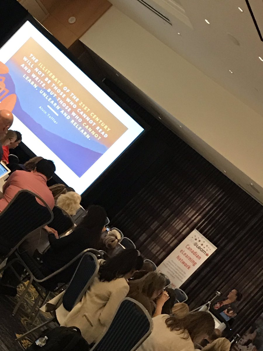 angfitzg's tweet photo. Wisdom from Catherine Zeisner this morning at #DLsymp19 #CANeLearn @CANeLearn #learnunlearnrelearn #EdTech https://t.co/cTz5pHma5L