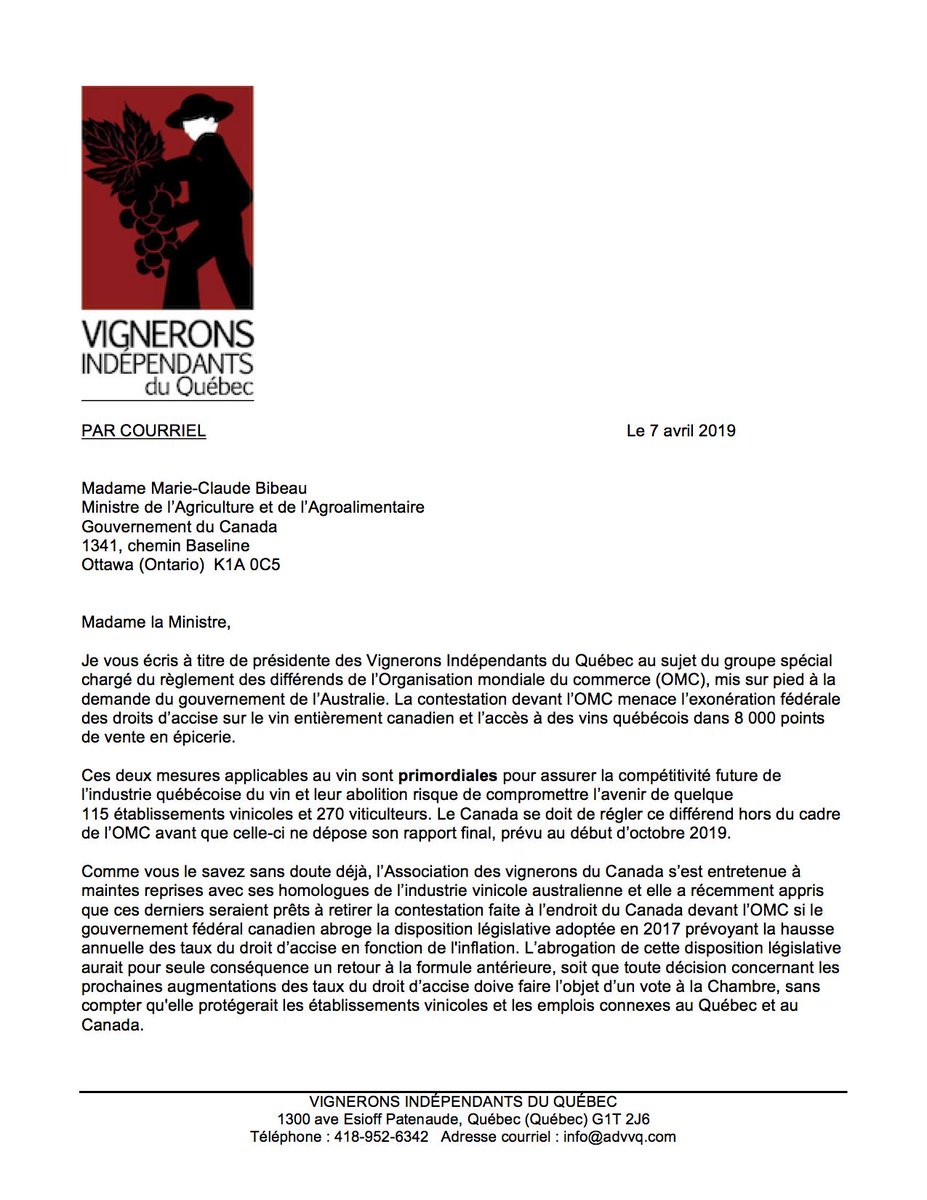 Vignerons Ind Québec tweet media