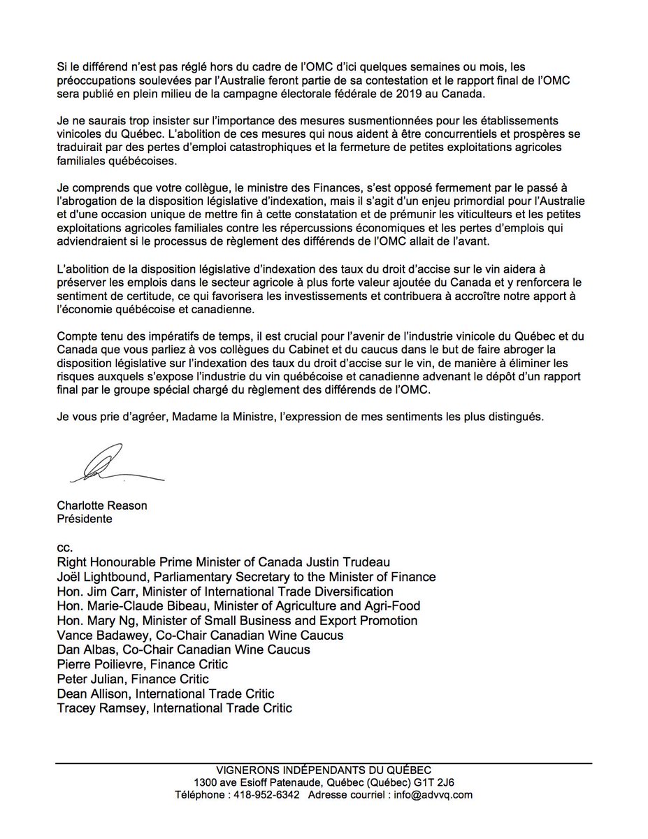 Vignerons Ind Québec tweet media