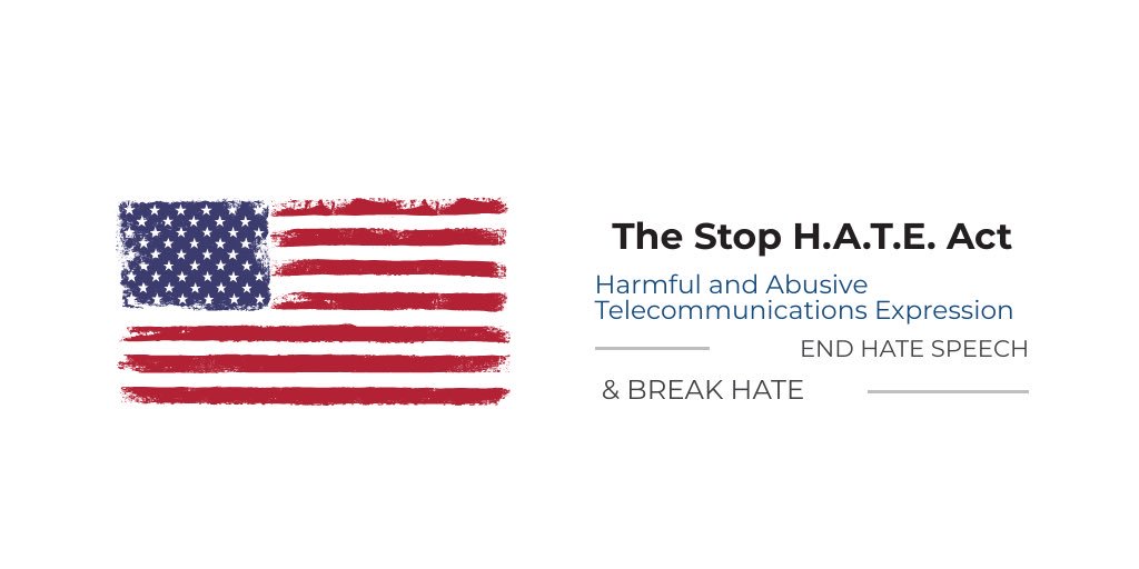 NHMC's tweet photo. Tech platforms must take a leadership role in eliminating #hatespeech online. #Hatespeech can escalate into discrimination and attacks against #Latinos and other marginalized groups in every community. #StopHATEAct #BreakHate https://t.co/4Ae7tANeE4