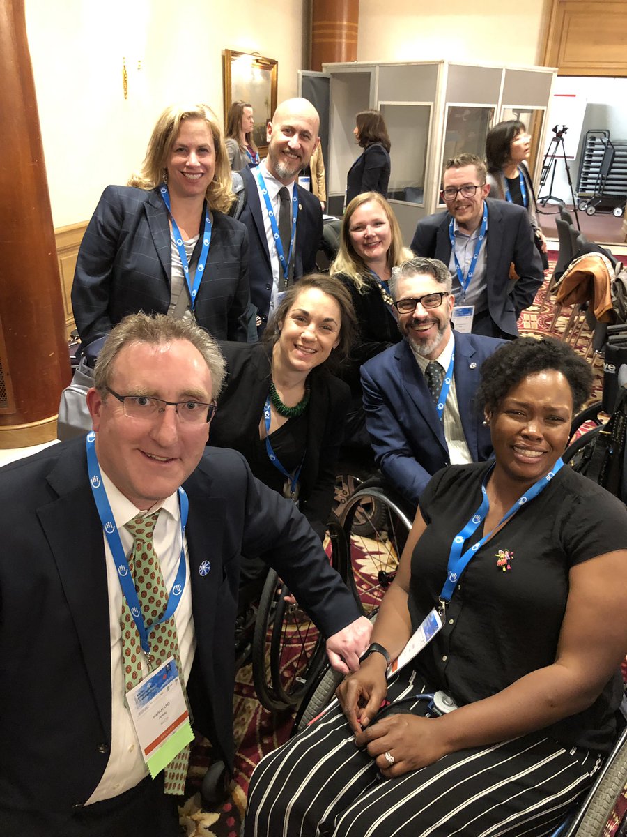 .@HarkinSummitParis ambassadors <a href="/NYCCalise/">Victor Calise</a> <a href="/hminto/">Hector Minto</a> <a href="/JessicAccess/">Jessica Rafuse</a> <a href="/Maggie718/">Maggie Goldberg</a> @AndyAUCD <a href="/lizziekiama/">Lizzie Kiama 🇰🇪</a> <a href="/ballyaltonboy/">Seán Fitzsimons</a> working to employee people with disabilities