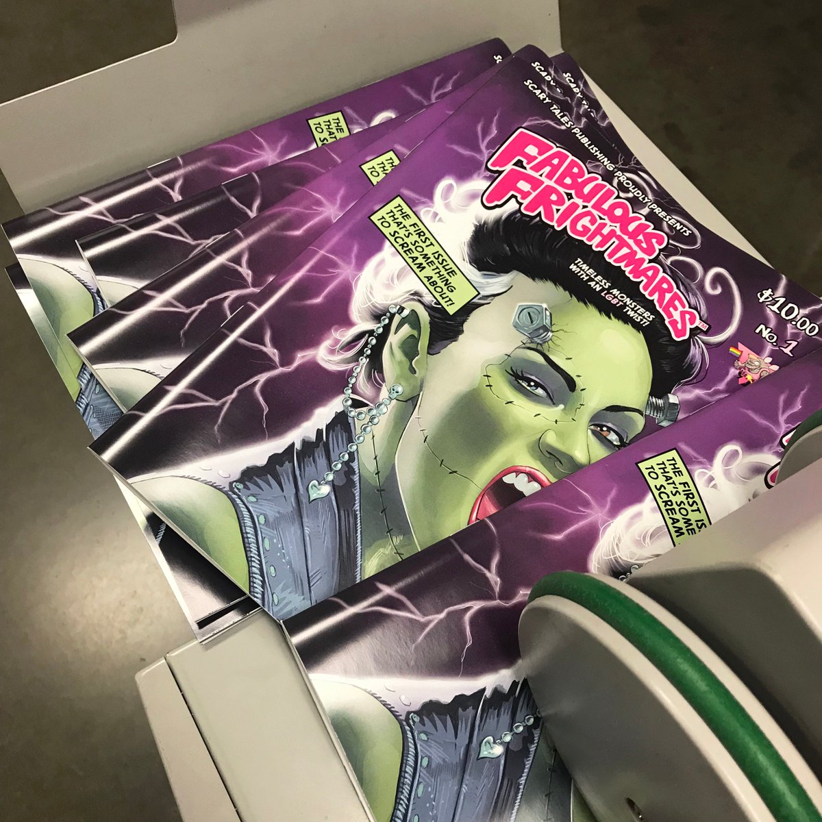 Hot off the press! #scarytalespublishing #printondemand #saddlestitched #ComicCon #racomicsdirect #indiecomics