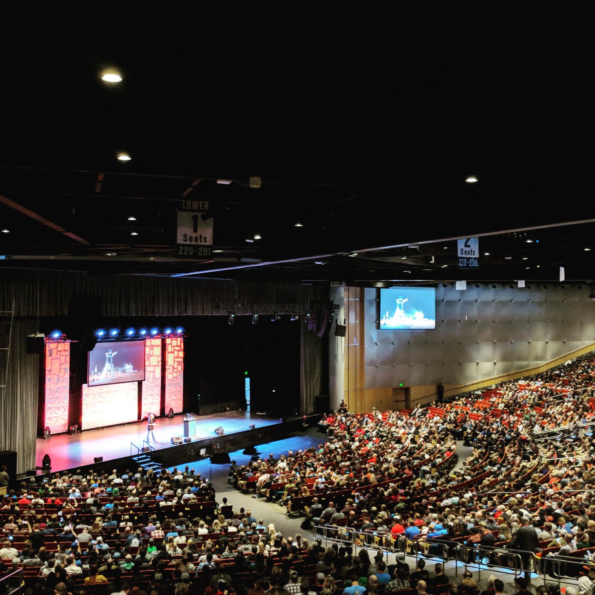At the #CraftBrewersCon seeing brewer and lead singer of @ironmaiden, Bruce Dickinson, give the keynote address!