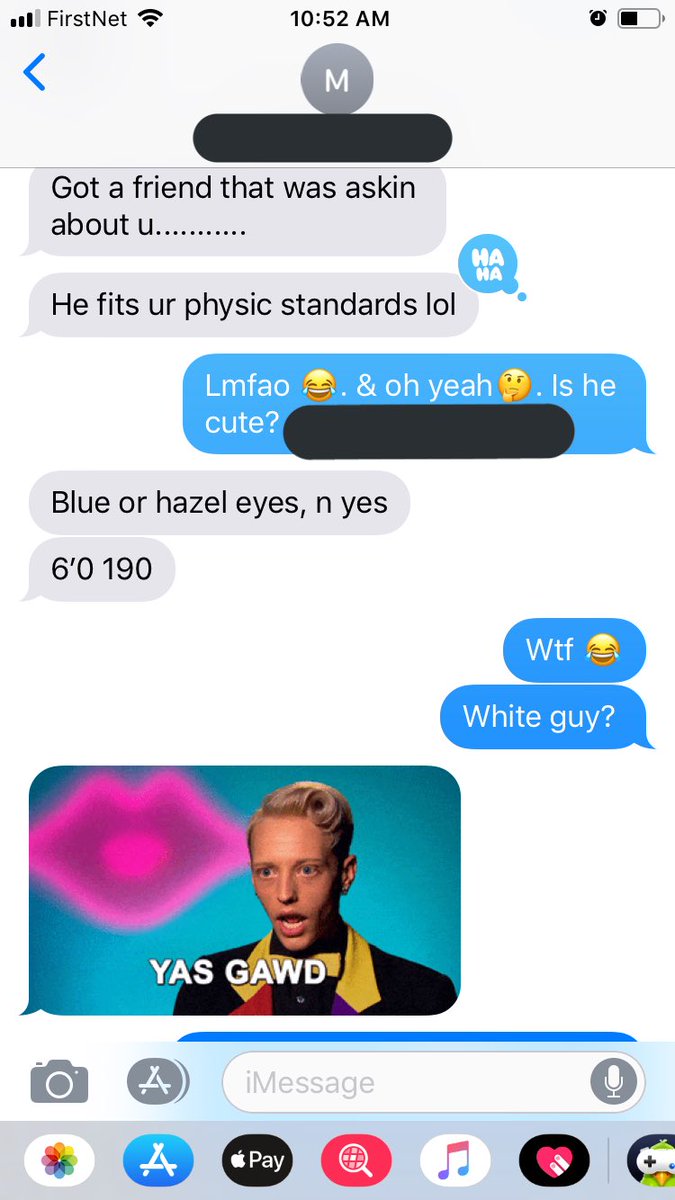 SammyRae_12's tweet photo. Haha when your friends know you have “preferred standards”😂 down to the height & weight... it’s funny #shallowhowl #goingtobesingleforever #butitsokay #iveacceptedit https://t.co/DZyvAyyVln