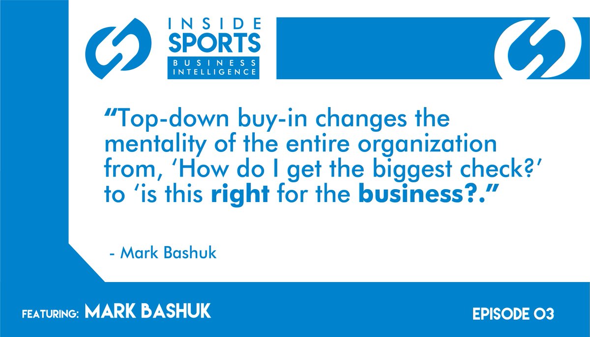 rscibetti's tweet photo. ICYMI, here's the third epsiode of "Inside Sports Business Intelligence" discussing transformation in #sportsbiz BI w/ Mark Bashuk of the Oakland A's. Don't forget to subscribe - we have more episodes coming soon!
https://t.co/PHl2sQ5Zvb https://t.co/pFid0zYUuY