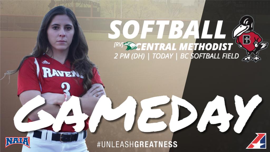 It's a battle for second place in the Heart South today at 2 as <a href="/Raven_Softball/">Benedictine Softball</a> hosts (RV) Central Methodist at the BC Softball Field. Come enjoy a beautiful Spring afternoon and cheer on the Ravens. #UnleashGreatness