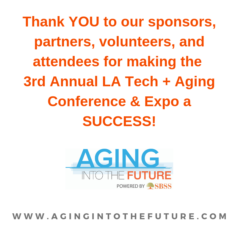 We have so much to be thankful for! The support of everyone involved to make this year's #agingintothefuture conference a success was exceptional! Each year, you leave us even more inspired to carry our mission forward and we hope we've done the same for you! Thank you all!