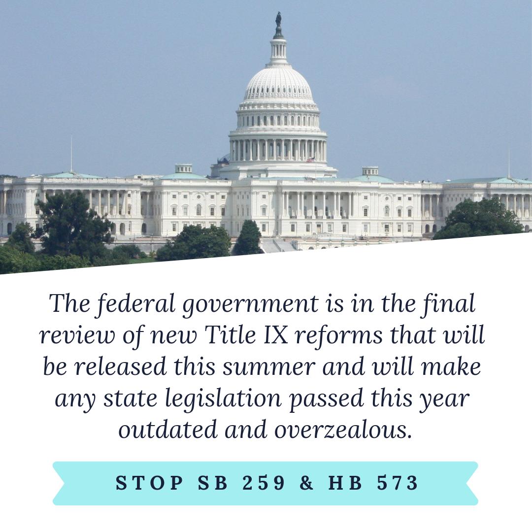 KeepMeInCollege's tweet photo. Tell your representative- wait until the federal government releases new Title IX regulations in just a few months! Text STUDENT to 52886 or go to https://t.co/ADWQVEQUcn.

#MoLeg #TitleIX #KeepMeInCollege https://t.co/7WqLdHGX79