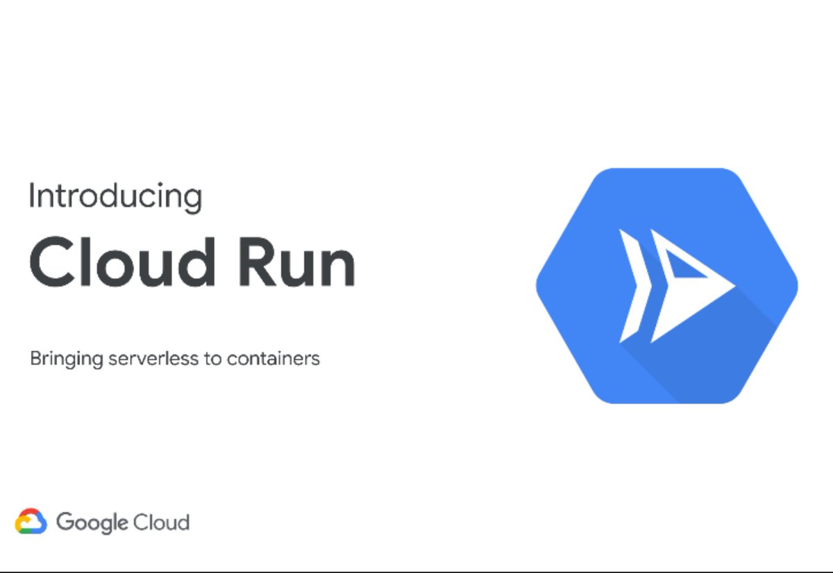  Today at  #GoogleNext19, we are launching Cloud Run.Allowing you to run any stateless http container in a fully managed environment, paying only for the exact resources you use.   https://cloud.google.com/run 