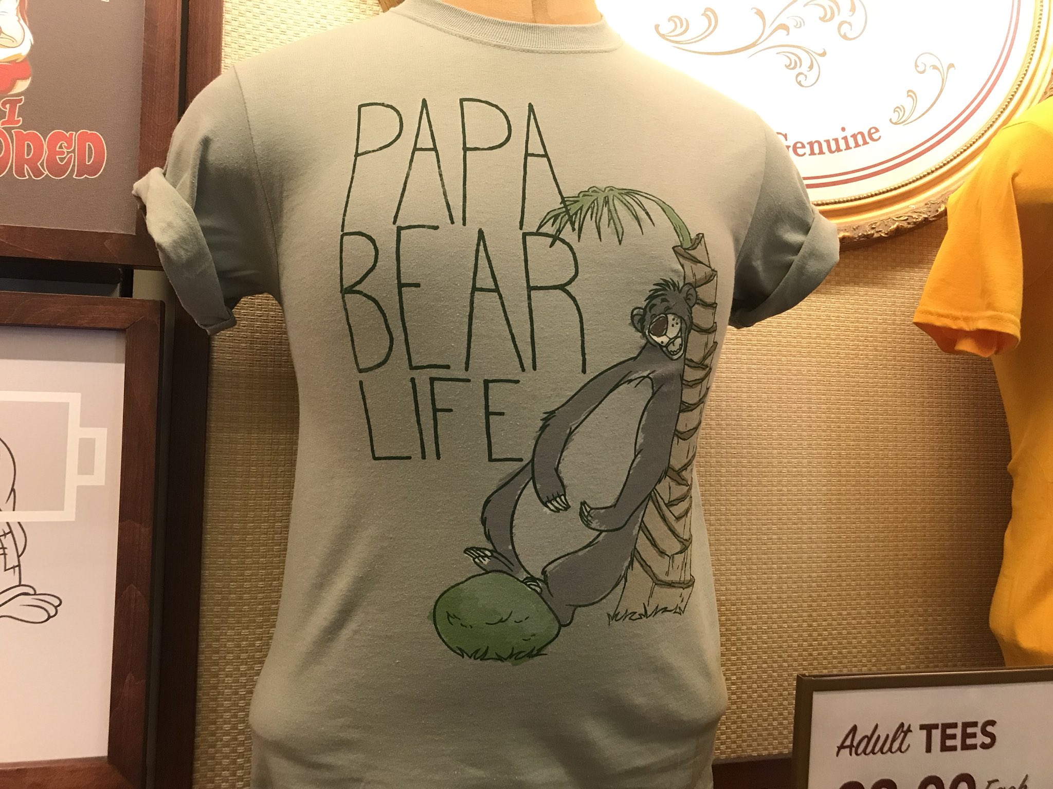 papa bear life disney shirt