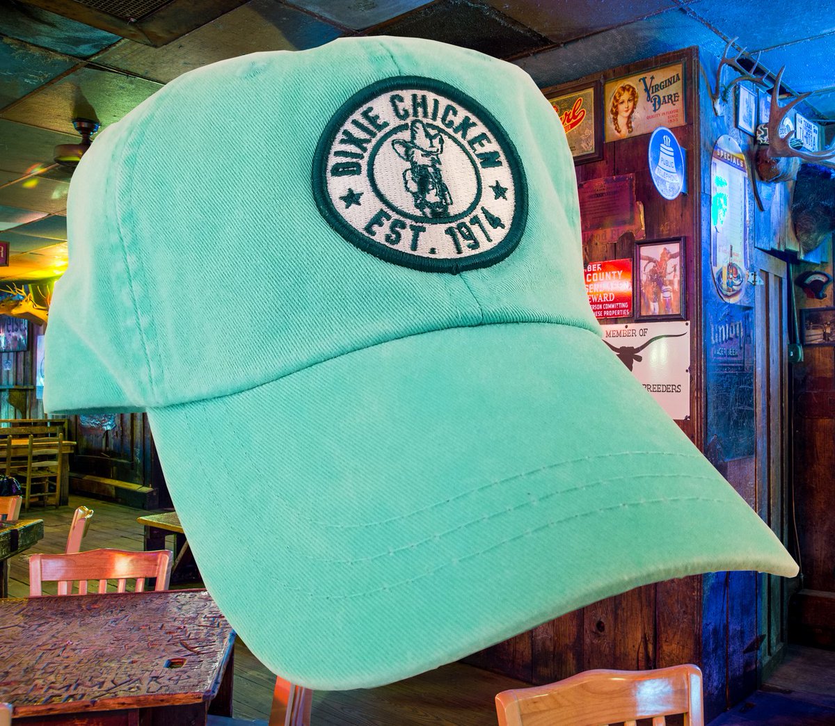 thedixiechicken's tweet image. Ladies, our #Seafoam #PatchHat was made just for you! It is perfect to keep the sun of your eyes this spring. Get yours today! store.dixiechicken.com/collections/ha…