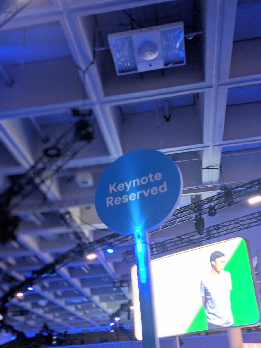 itsdshah's tweet photo. Love the reserved seating for #GCPCertified community at the keynote session on Day 1 of #GoogleNext19 https://t.co/0YpHuZCI6F