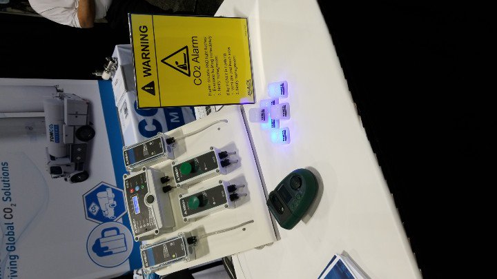 Thank you @AnaloxSensors for always keeping our customers safe! #craftbrewerscon #craftbrew #co2purity #focusonyourbatch