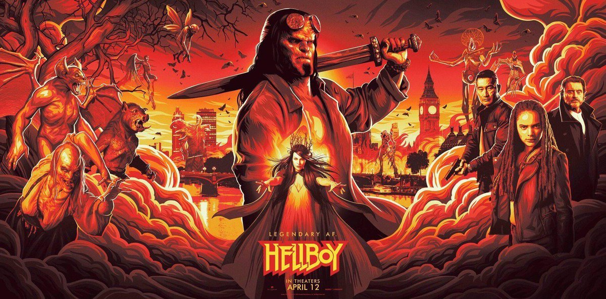DenofGeekUS's tweet photo. We're interviewing the cast of #Hellboy at the NYC red carpet premiere of the movie tonight! Got any questions for the cast? Follow us, then let us know below and we'll try to get 'em answered!
#HellboyPremiere @HellboyMovie https://t.co/Fg0ZlYgDCc