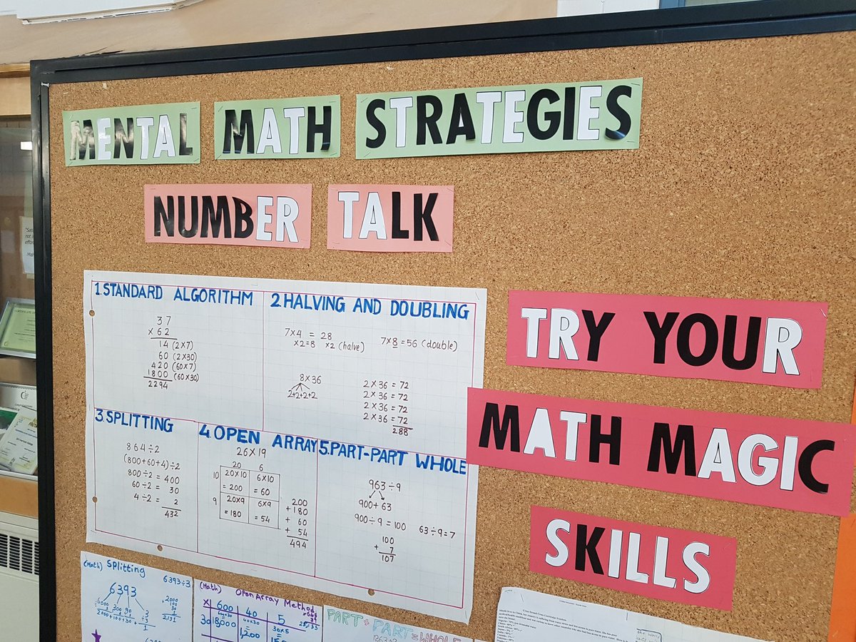 NBhumri's tweet photo. Interactive Math Board@Highfield J.S-  Grade 5 Ss explore fundamental number concepts n Number Talk, play cross strands math games @DaviddeBelle @LC2_TDSB @harpreetgill__ @VickyBranco @michael_tdsb https://t.co/XpT3rgODPK