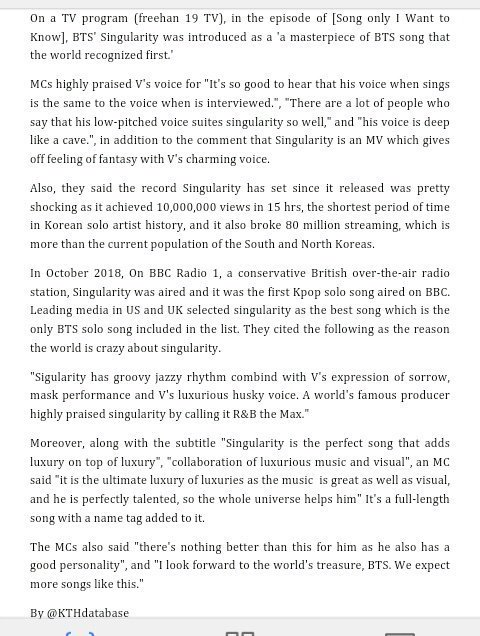 Busy Epic Taehyung On Twitter Epic Taehyung 311 Eng Sub Ktvn Cited Btsv S Singularity Achievements As Bts Hidden Masterpiece Mc Showed Bts Twt Intros But Singularity Is The Only K Solosong Aired By Bbcr1