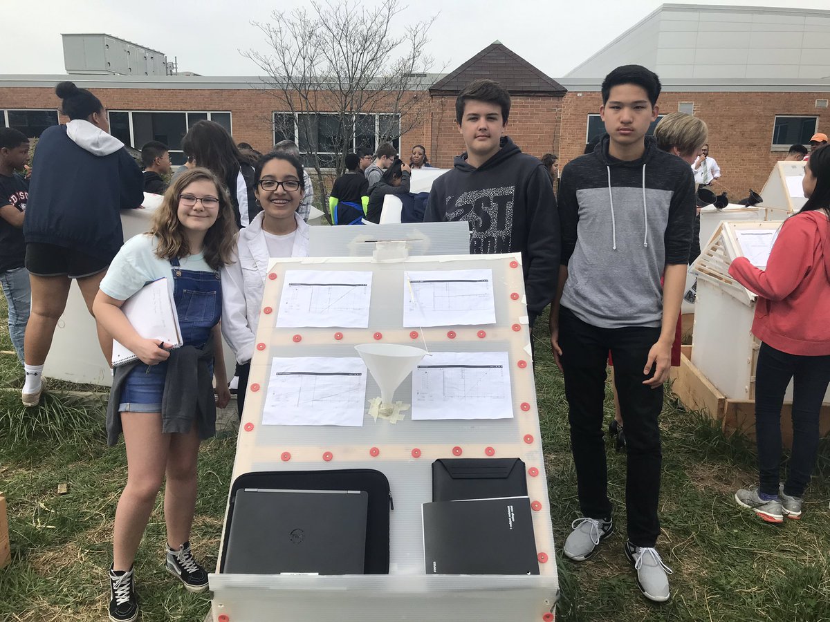 TechyMargaret's tweet photo. I talked with 9th graders about their greenhouse design challenge - many successes and areas of growth in choosing a crop and designing a greenhouse to support its growth @EdisonSTEMprg #eaglepride #EdisonGlobalSTEM @FCPSSTEAM https://t.co/44qhs1w0yD