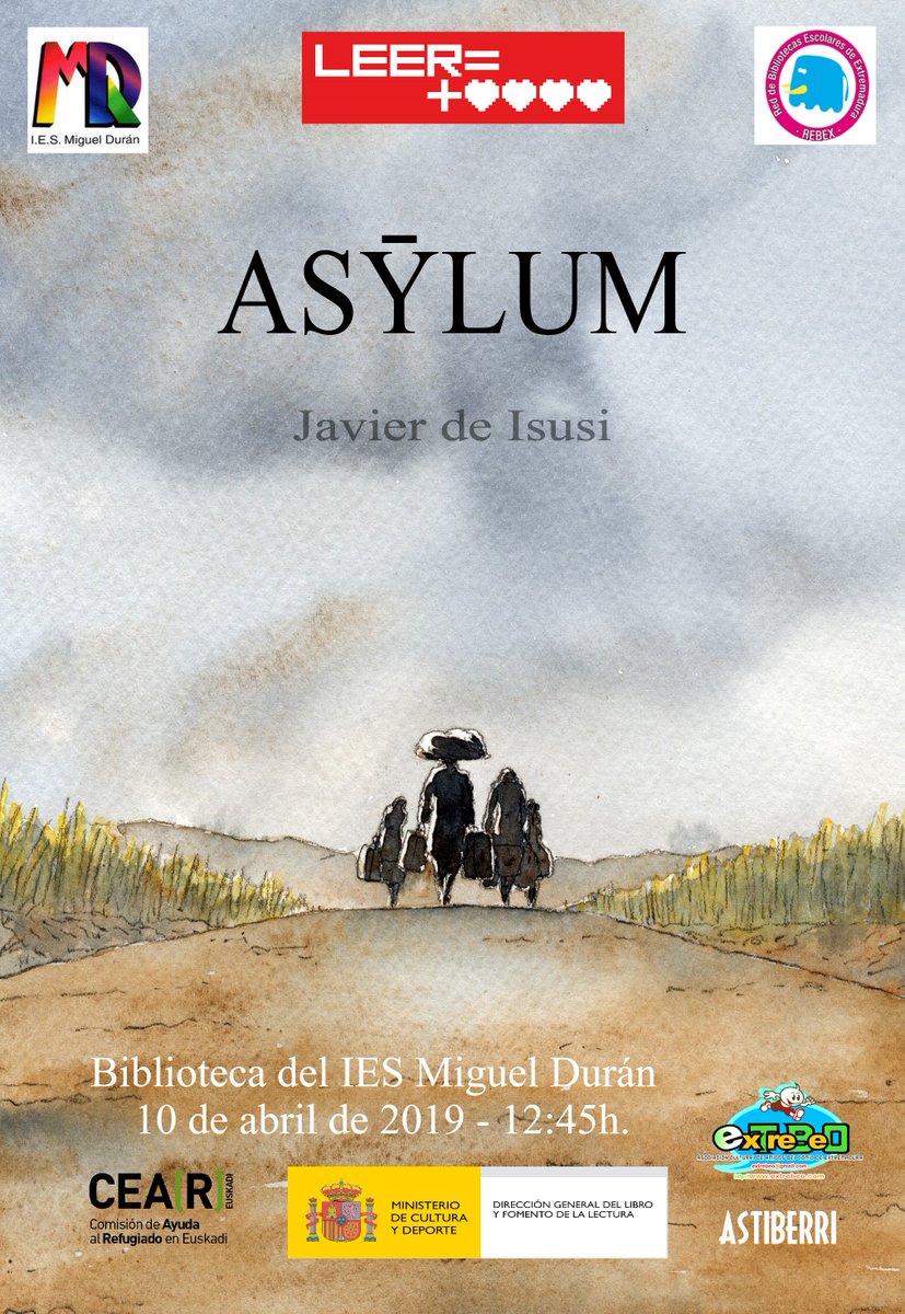 IesDuran's tweet photo. Tras el genial taller de #caricaturas de ayer con @_elpeneque, deseando que llegue mañana para la charla con #JavierdeIsusi gracias a @culturagob y #VidasExtra
12:45h en #biblioteca de @iesmiguelduran hasta completar aforo.
¡No se lo pierdan!
@extrebeo @c_rebex @astiberri https://t.co/NRbbPmgCim