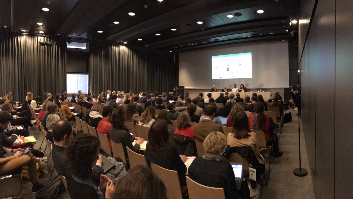 loic_lemoine_'s tweet photo. Clôture de la journée @NewWork_forum avec la conférence « Redonner du sens au travail » avec notamment @beatrice_moulin « ce qui a du sens en soi n’a pas forcément du sens pour soi » et @VincentPUREN «collectif et transparence sont très présents chez @bymaddyness » https://t.co/7h2MgVPVka
