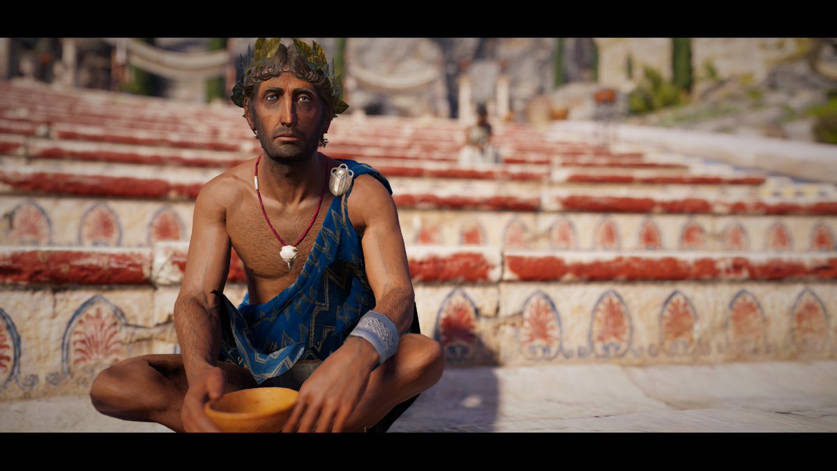 MisthosLiving's tweet image. L:Argolis
A maskless tragodia in one scene...
and what looks to be a bored patron. 🤷‍♀️

#VirtualPeopleof Greece #VirtualActors #VirtualPlay

#AssassinsCreedOdyssey 
#ACPhotoMode #AssassinsCreed
#Ps4Share #ACFinest #VGPUnite #VirtualPhotography
#kassandra #Tragedy