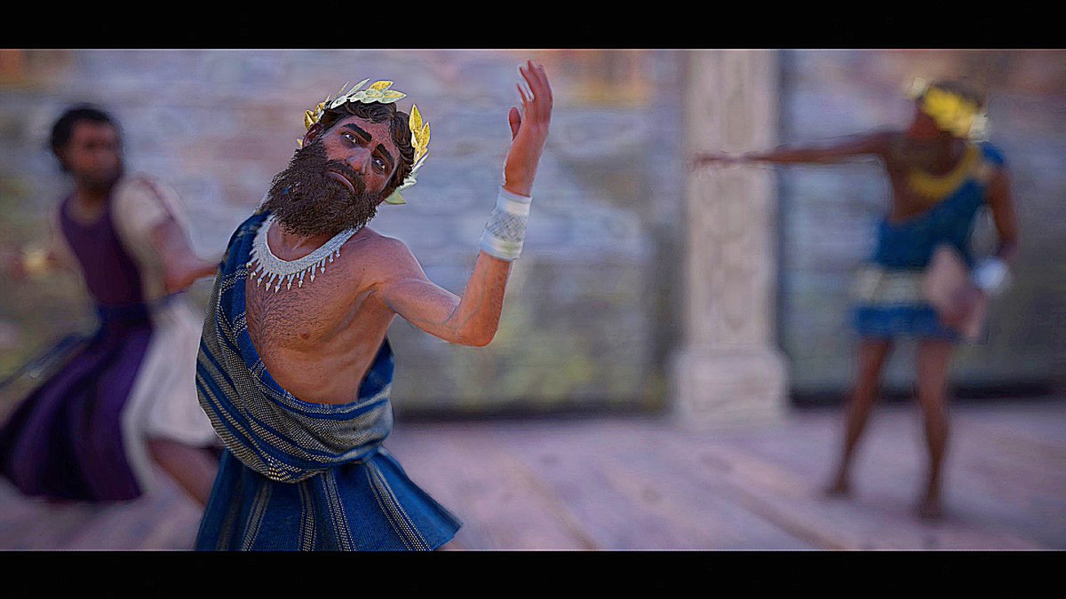 MisthosLiving's tweet image. L:Argolis
A maskless tragodia in one scene...
and what looks to be a bored patron. 🤷‍♀️

#VirtualPeopleof Greece #VirtualActors #VirtualPlay

#AssassinsCreedOdyssey 
#ACPhotoMode #AssassinsCreed
#Ps4Share #ACFinest #VGPUnite #VirtualPhotography
#kassandra #Tragedy