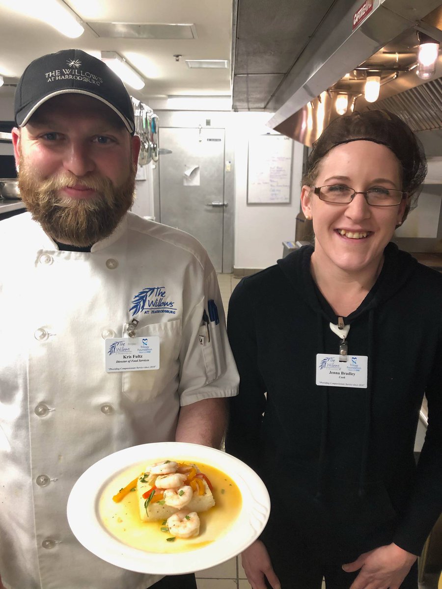 W_Harrodsburg's tweet photo. We enjoyed amazing, delicious shrimp and grits today! #thewillowsatharrodsburg #ourchefsrock #trilogychefs #TrilogyLiving https://t.co/YrSzi9Iue8
