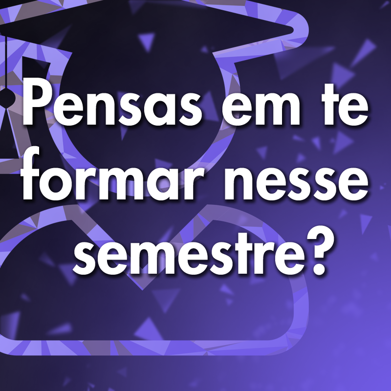 Ei, Aluno!
Pensas em te formar nesse semestre? Estás matriculado em TODAS as últimas atividades de ensino obrigatórias, incluindo o TCC?
Então, precisas solicitar a Colação de Grau até dia 03/06.
Mais informações: bit.ly/2WV9gr1
#ufrgs #tuaufrgs #tuaformatura #teudiploma