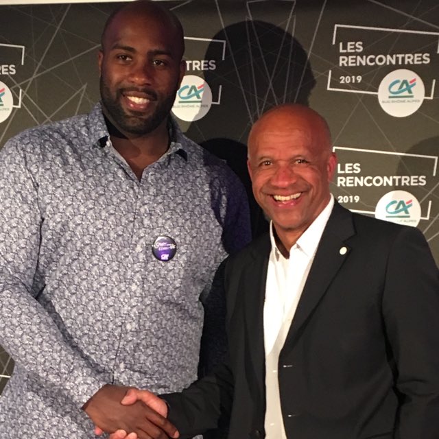 [#RencontresCA] - <a href="/FrancoisBadjily/">François Badjily</a> est arrivé, bien accompagné avec <a href="/teddyriner/">Teddy Riner</a> 👊