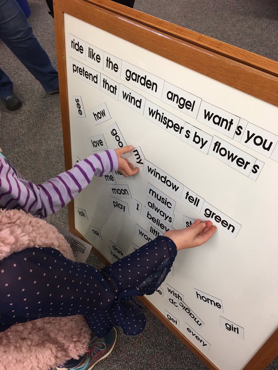LibLaura5's tweet photo. Magnetic Poetry fun in the library for #PoetryMonth #623reads #623learns https://t.co/o5Io5bKueH