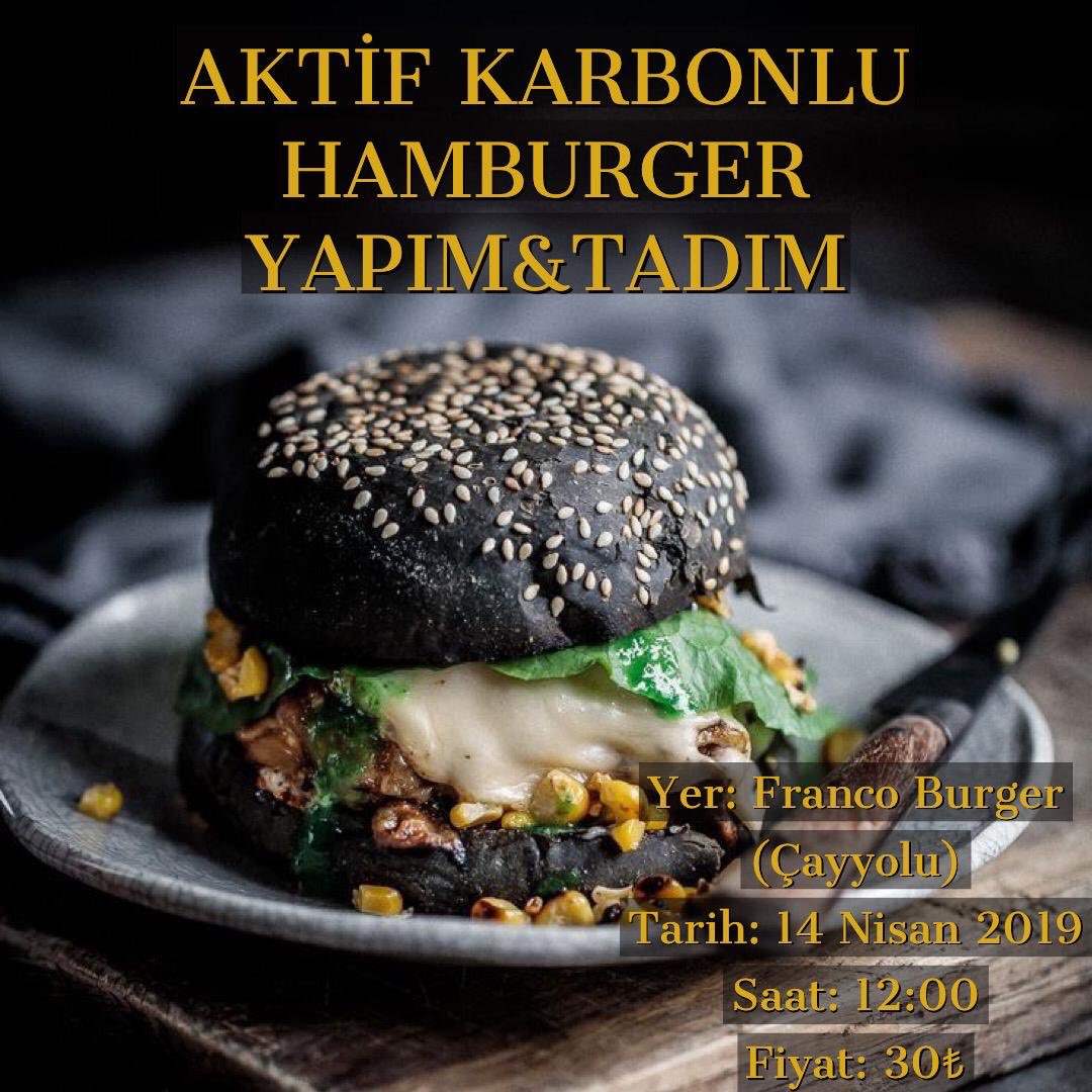 Rengini aktif karbondan alan siyah hamburgerlerimizi beraber yapıp, beraber tadacağız🍽🍔
•
Üstelik yanında istediğiniz içecek de ikram!🥤.                                         Link profilimizde🏃🏻‍♂️🏃🏻‍♀️#birtutamgastronomi
