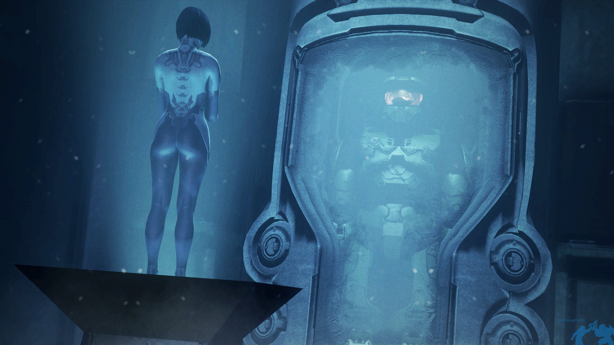 Archangel470 On Twitter Wake Up Chief I Need You Cortana Halo 4 Halo Sfm Halospotlight