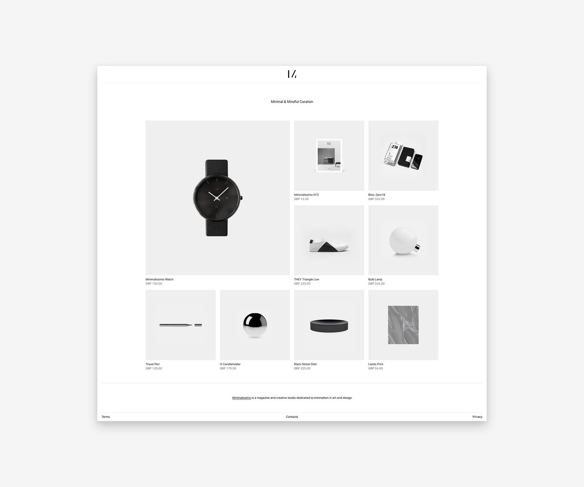 jorgesanluis's tweet photo. Acabamos de lanzar el nuevo @minimalissimo Shop! Más rápido, más limpio, más simple. Compruébalo!

We have just launched the new @minimalissimo Shop! Faster, cleaner, simpler. Check it out!

https://t.co/XcoZCkjN5A https://t.co/8tEnBFEvsW