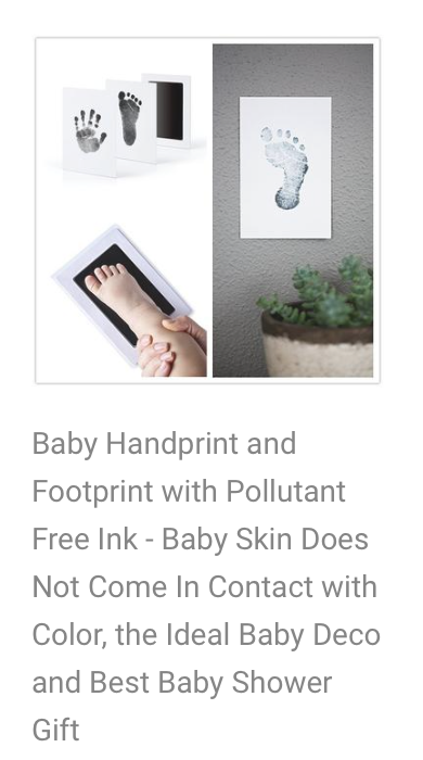 Shop on premiervirtualstore.com for all your babies needs! Buy this foot print maker for your little ones feet today! #onsale #discounts #premierevirtualstore #footprint #kids