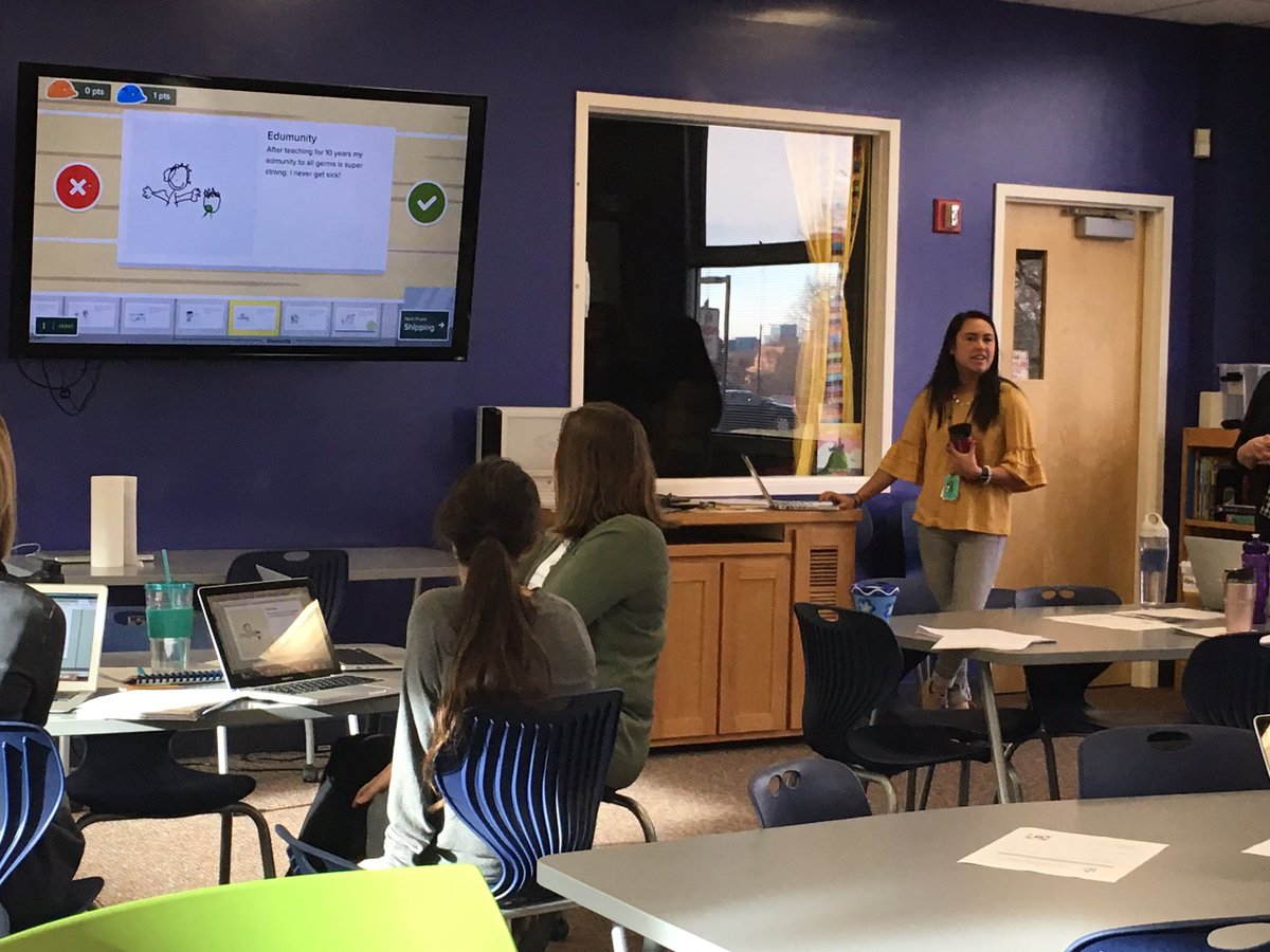 andrewvollmuth's tweet photo. Great morning of adult learning as @NHKnights teacher leaders lead PD for their peers around instructional technology and equity. #nhislearning https://t.co/gtSjktCuP0