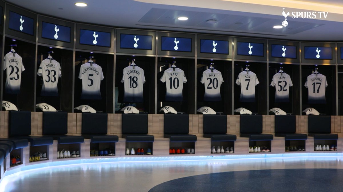 Tottenham Hotspur в Твиттере: "👣 Step inside our dressing ro