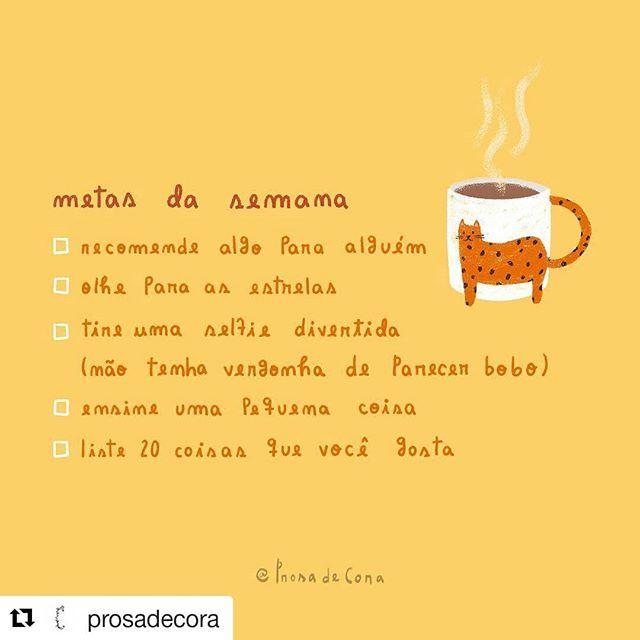 BellaMiaAtelie's tweet photo. #Repost Grandes metas para semana! 💛  Inspire-se e realize! 😊

Via @prosadecora (@get_repost)
・・・
Você tem até domingo para cumprir todas essas metas, tá fácil ein?! 📋💫 ~ #prosadecora #setemetasparasetedias #setemetas https://t.co/svxXNqlm8K https://t.co/QZBeAWfhKd