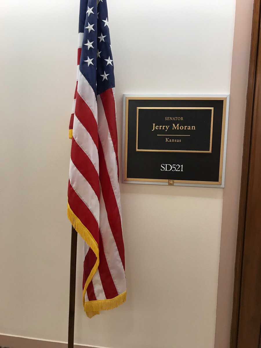 AARC_President's tweet photo. Second visit today at Kansas senator Jerry Moran’s office. Met with Kyle Christian legislative assistant about RTs in the future of telehealth. https://t.co/B9V2g0fASa