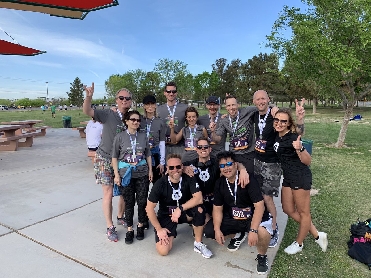 BRIDGETECHTV's tweet photo. What a great team... also when running!!! #4krun #NAB2019 @NABShow https://t.co/j1LpacSjdt