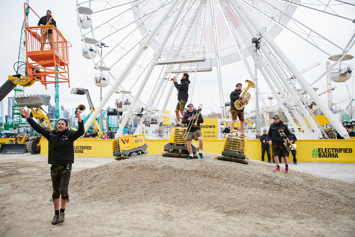baumaOfficial's tweet photo. Let's start day 3! 

Here are the highlights of the day:
🔹 FN: Sensational view from the Selfie Tower
🔹 C2 - bauma FORUM: Country specials India and Latin America
🔹 EOE: China - the world's leading bauma NETWORK
🔹 ICM: Networking with Oktoberfest flair - bauma bavarian nights https://t.co/GI3TEzDYbl