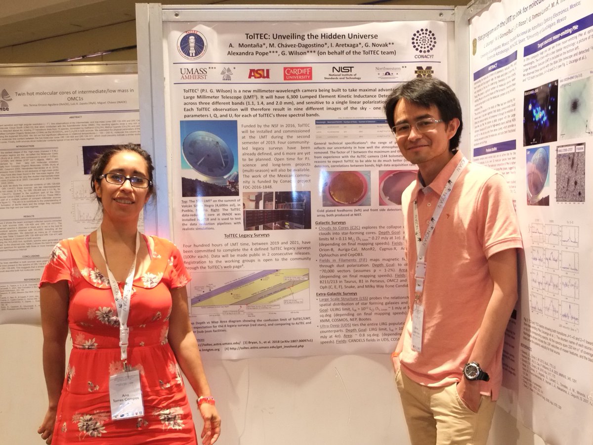 Last week TolTEC was present in the conference "New Quests in Stellar Astrophysics IV: Astrochemistry, Astrobiology and the Origin of Life". TolTEC can provide complementary information on the subjects discussed in this conference.