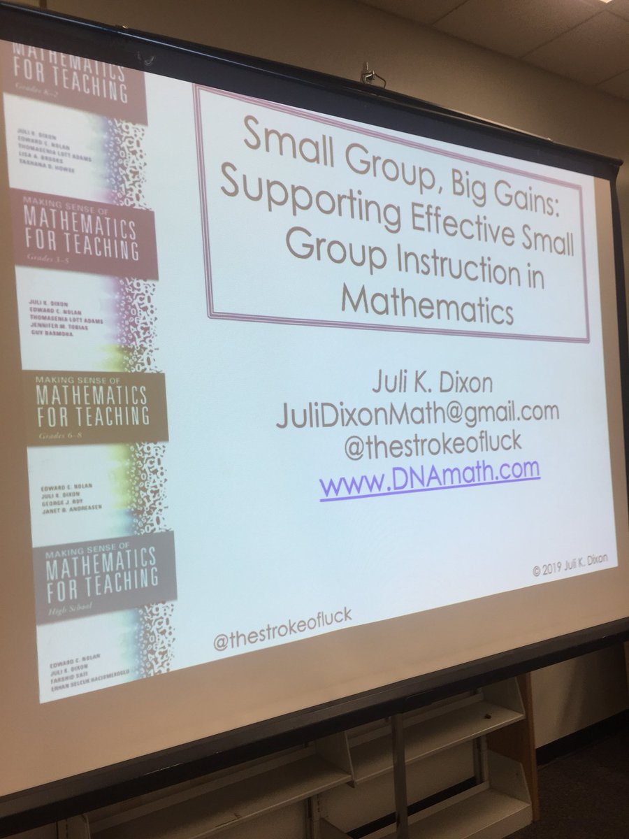 Mcepero's tweet photo. Excited about today’s professional learning around Small Group, Big Gains with @thestrokeofluck #msmtsg https://t.co/8rifb2g36G