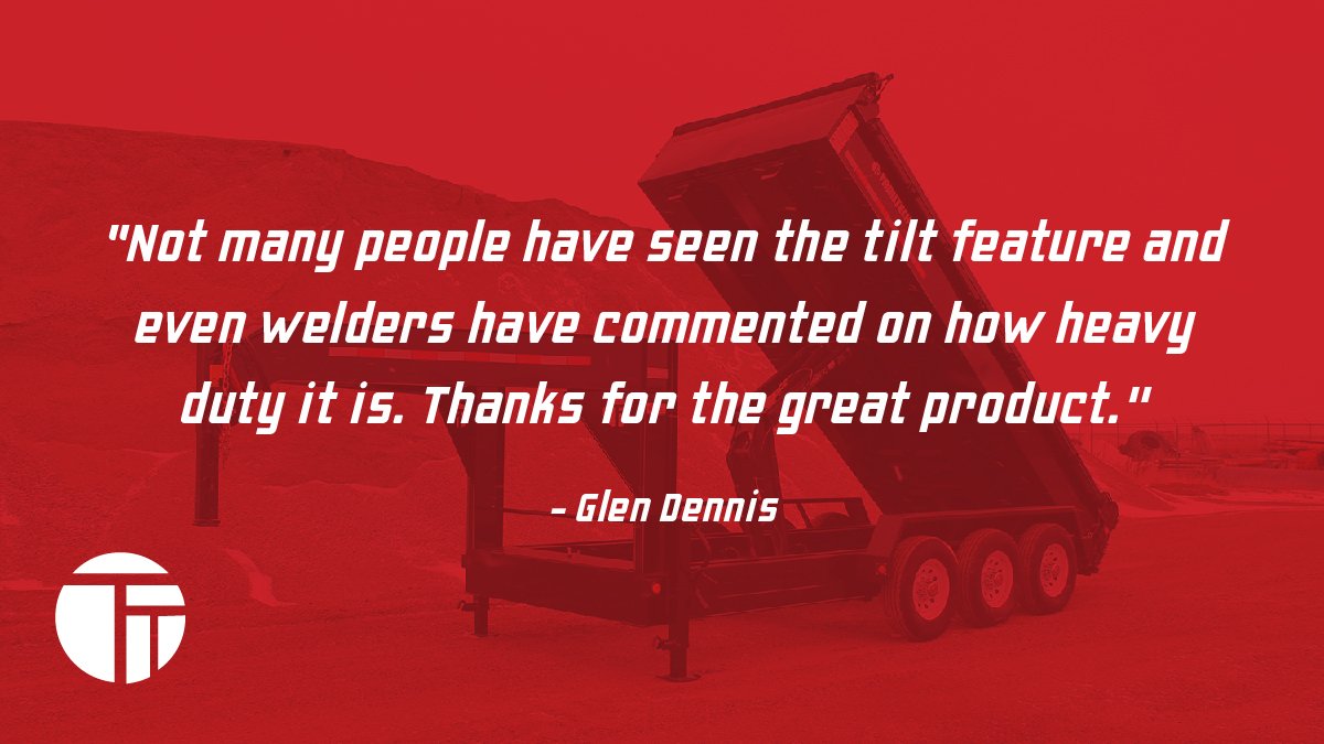 TrailtechInc's tweet photo. “Not many people have seen the tilt feature and even welders have commented on how heavy duty it is. Thanks for the great product."
- Glen Dennis
-----
#testimonialtuesday #trailtech #trailers #trailTOUGH #springcleanup #springhauling #Alberta #Saskatchewan #BritishColumbia https://t.co/O6WjD2k0aD