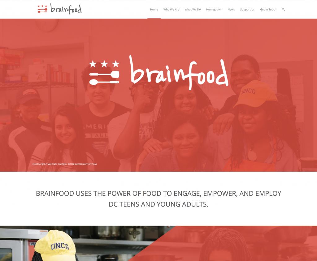 Throwback Charity: Brainfood utilizes the impact of food to uplift &amp; employ inner-city DC youth. Their philosophy is grounded in the notion that cooking involves real-world skills — communication, teamwork, creativity, etc. — that define how we approach life.

#COTH2019 #ICSH