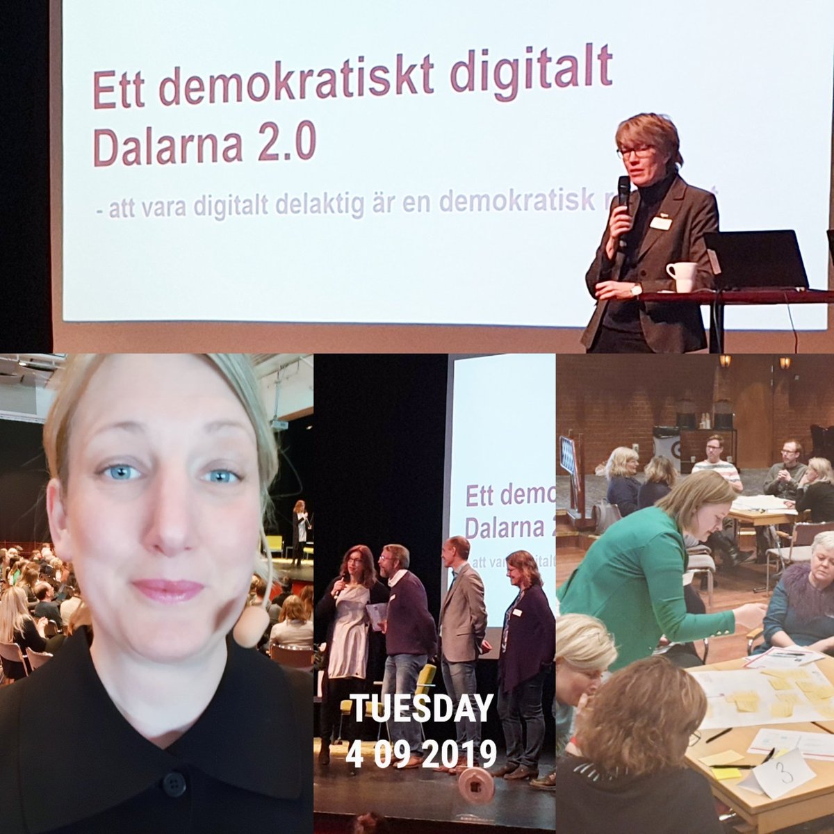 Idag samlades <a href="/RegionDalarna/">Region Dalarna</a> under rubriken "Ett demokratiskt digitalt Dalarna 2.0". Dagen gav utrymme till samtal över organisationsgränserna. <a href="/DigiRadet/">Digitaliseringsrådet</a> deltog för att prata om delaktighet i en digital tid. Tack för spännande dialog &amp; @annlouiserek du briljerar som moderator.