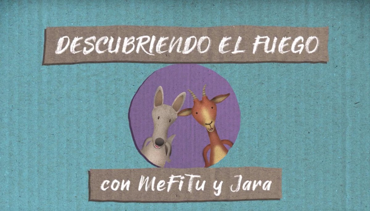 PauCostaF's tweet photo. 1⃣ We present the first 4 chapters of a series of cartoons. "Discovering fire with #MeFiTuandJara" 🔥  🇬🇧English version  
📽 Episode 1 https://t.co/Y5lNI3eQji
📽 Episode 2 https://t.co/JGc3Z509CA
📽 Episode 3 https://t.co/1IQtjPemWh
📽 Episode 4 https://t.co/qf83vXXf22 https://t.co/SDiuemmQWV