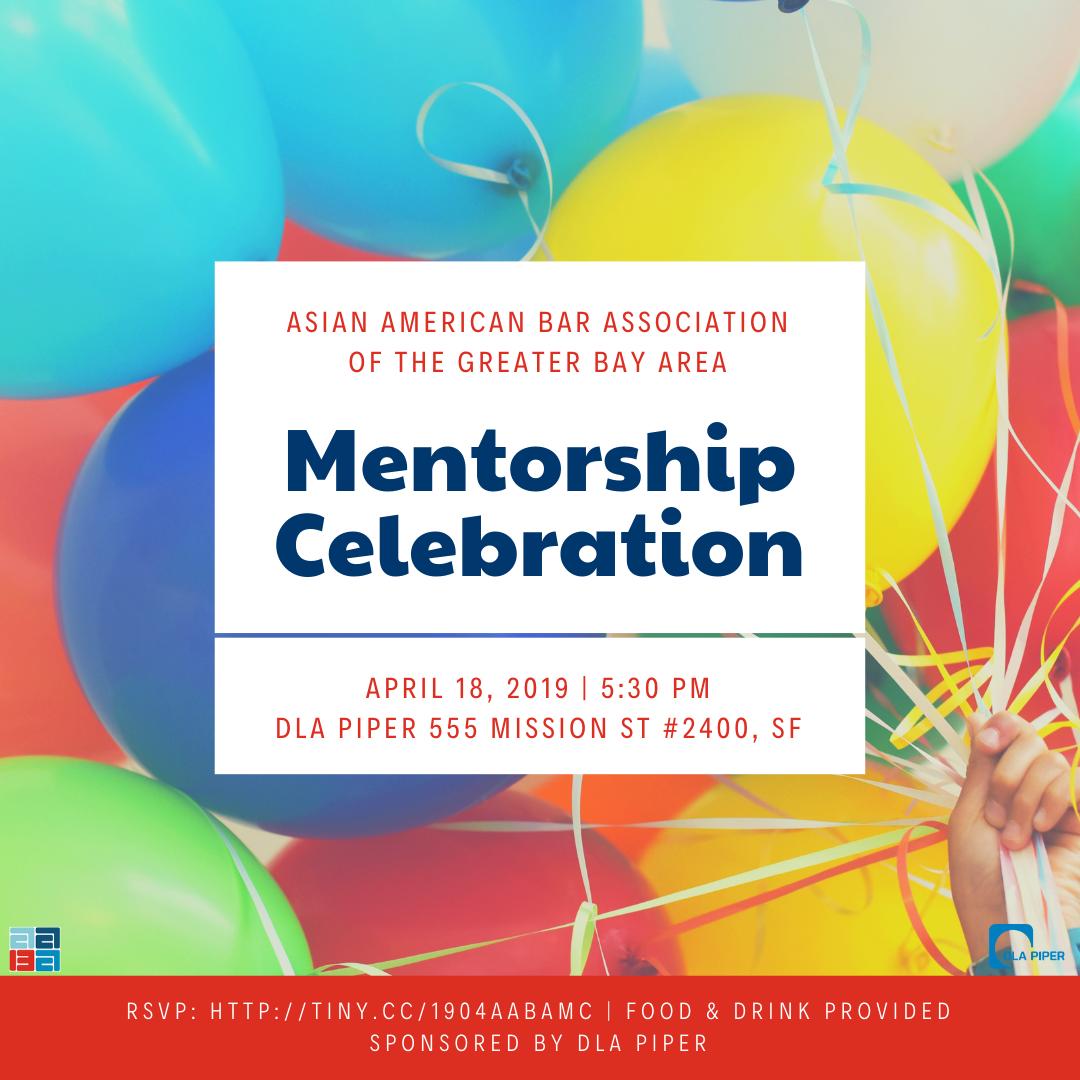 One week until our AABA #Mentorship Celebration at <a href="/DLA_Piper/">DLA Piper</a> in SF! RSVP now &gt;&gt; aaba-bay.com/event-3256539