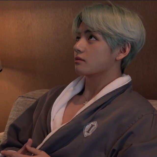 You’re undressing in front of Taehyung and he looks at you like this... Your latest saved meme is your reaction.