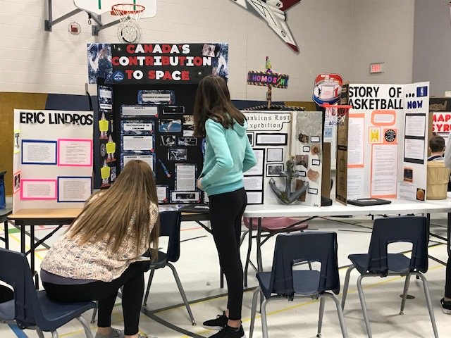 SchoolAttersley's tweet photo. Grade 6.7. and 8 students shared their amazing Heritage Fair Projects over the last two days at school. Amazing work by our amazing students. #GBASARS @gba205 https://t.co/XR2YWzNVvN